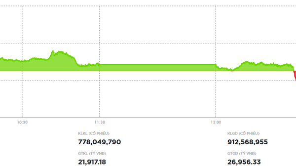 Hai mã VJC và VIC hỗ trợ, VN-Index thu hẹp đà giảm trong phiên chiều 25/11