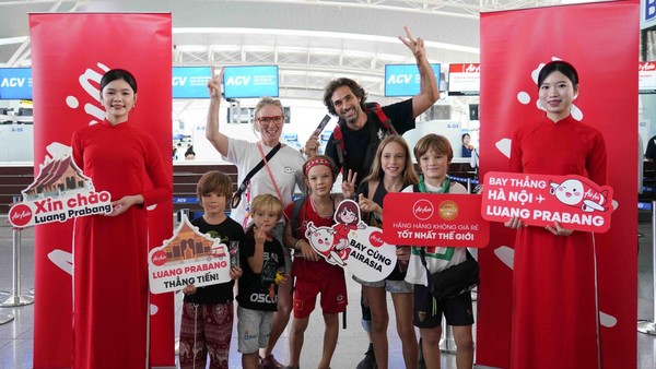 Thai AirAsia chính thức khai trương đường bay mới Hà Nội - Luang Prabang theo Thương Quyền Năm