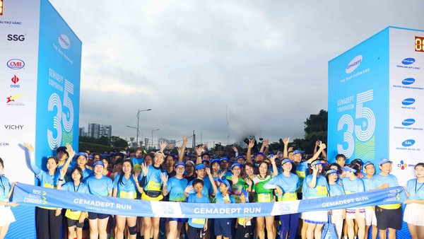 Giải Gemadept Run 2025 thu hút gần 5.000 vận động viên tham dự