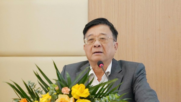 TS. Nguyễn Quốc Hùng, Phó Chủ tịch kiêm Tổng Thư ký Hiệp hội Ngân hàng Việt Nam phát biểu khai mạc