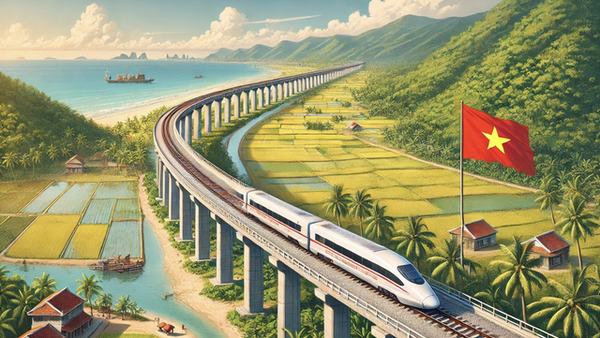 Phối cảnh đường sắt cao tốc Bắc Nam
