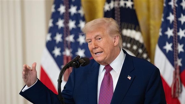 Tổng thống Mỹ Donald Trump phát biểu tại Nhà Trắng, Washington, D.C. Ảnh: THX/TTXVN
