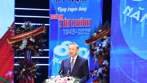 Tổng Bí thư Tô Lâm phát biểu tại Lễ kỷ niệm. Ảnh: Đức Thanh