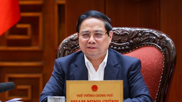 Thủ tướng Phạm Minh Chính chủ trì cuộc họp - Ảnh: VGP/Nhật Bắc