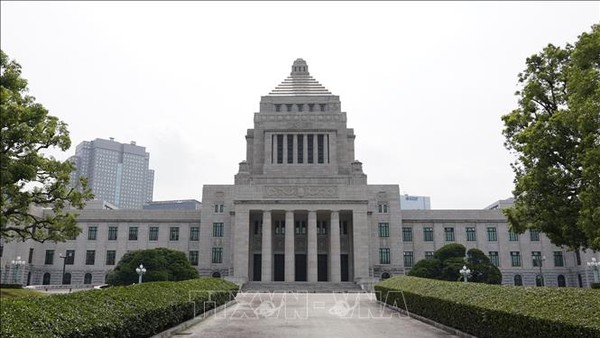 Tòa nhà Quốc hội Nhật Bản tại Tokyo. Ảnh tư liệu: Kyodo/TTXVN