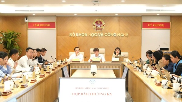 Họp báo thường kỳ tháng 10 của Bộ Khoa học và Công nghệ.