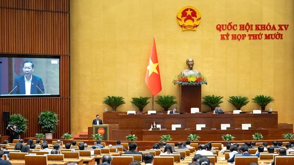 Quốc hội nghe tờ trình và báo cáo thẩm tra dự án Luật Quy hoạch (sửa đổi). 