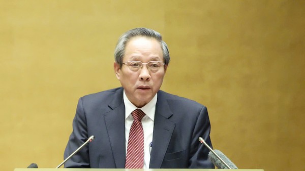 Phó trưởng ban Thường trực Ban Tổ chức Trung ương Hoàng Đăng Quang. Ảnh: Duy Linh. 