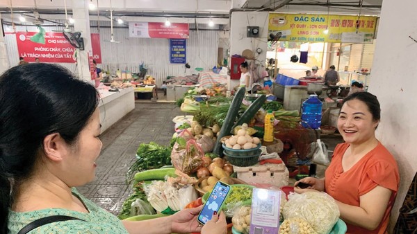 Thanh toán bằng mã QR đang trở thành phương thức phổ biến trong đời sống