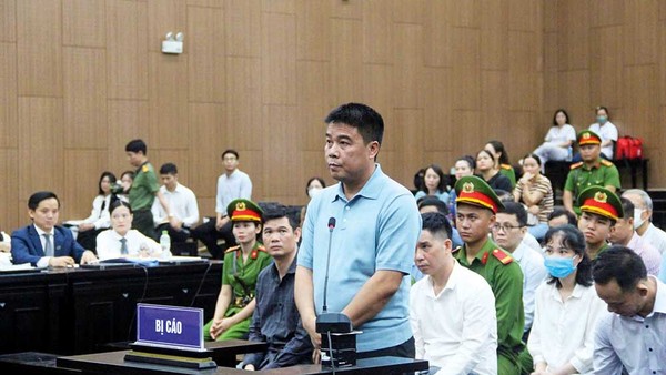 Nguyễn Văn Hậu, cựu Chủ tịch HĐQT Tập đoàn Phúc Sơn tại phiên tòa sơ thẩm 