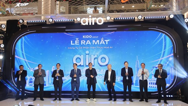 KIDO (KDC) ra mắt công ty hiện thực hoá AI - AIRO