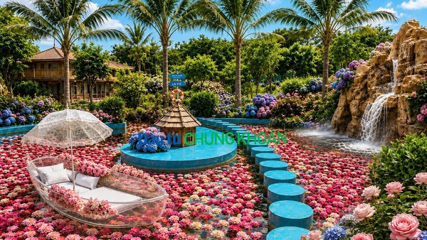 Nghỉ lễ 2/9, check-in cùng “Miền hoa cổ tích”