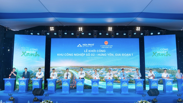 Hòa Phát (HPG) khởi công khu công nghiệp thứ ba tại Hưng Yên theo mô hình công nghiệp hỗ trợ