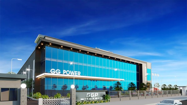 Nhà máy GG Power có công suất thiết kế 5 GWh/năm là nhà máy đầu tiên tại Việt Nam tập trung vào lĩnh vực pin lưu trữ năng lượng.