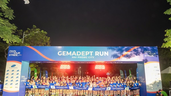 Hơn 1.500 vận động viên tham gia Gemadept Run 2026 tại Hải Phòng 