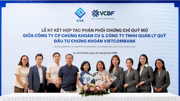 VCBF hợp tác cùng Công ty Chứng khoán CV phân phối chứng chỉ quỹ mở