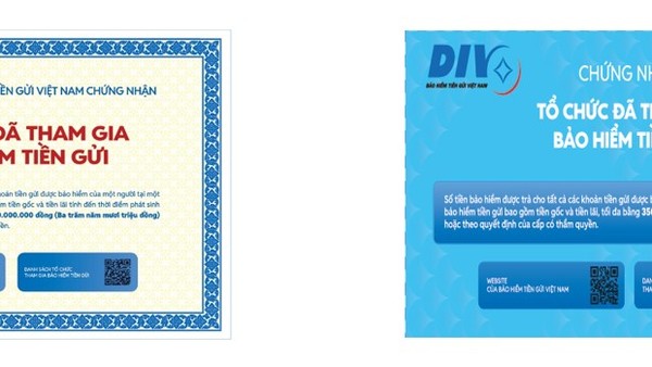 Biểu tượng tham gia BHTG tại các điểm giao dịch