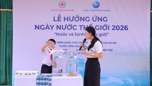 P&G Việt Nam tiếp tục hành trình giúp các địa phương tiếp cận nước sạch