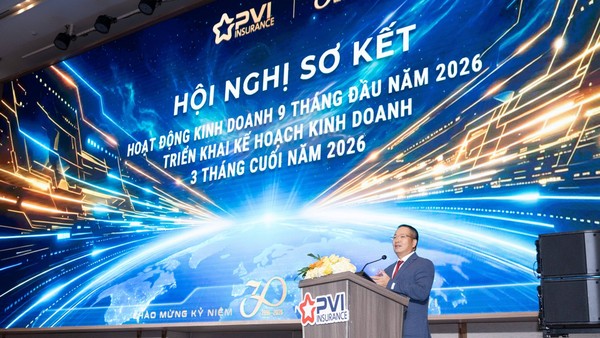 Bảo hiểm PVI ghi nhận tổng doanh thu 9 tháng đạt 25.183 tỷ đồng, tăng trưởng 16,3%