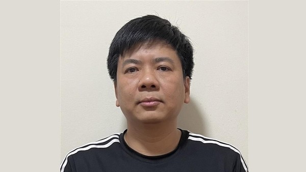Bị can Nguyễn Ngọc Thủy (Shark Thủy), Chủ tịch HĐQT Tập đoàn Egroup. Ảnh: BCA