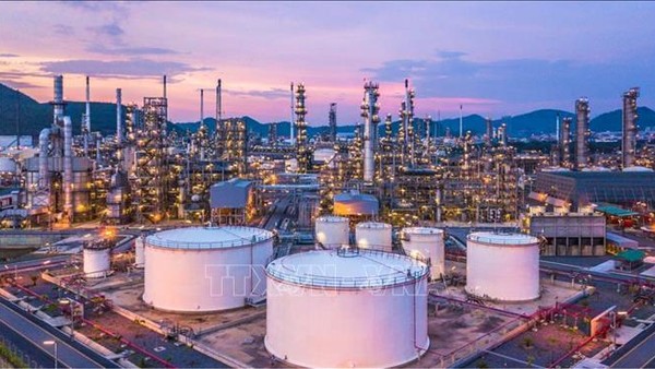 Cơ sở khai thác dầu của Công ty dầu khí quốc gia Aramco của Saudi Arabia. Ảnh: globalenergyprize.org/TTXVN 