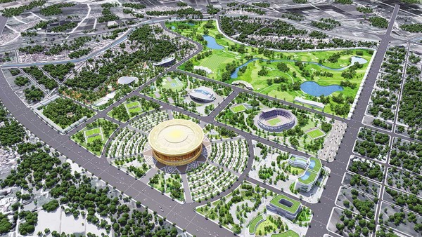 Phối cảnh Khu đô thị thể thao Olympic tại Hà Nội do Vingroup đầu tư 
