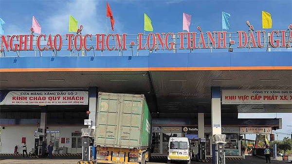 Trạm dừng nghỉ cao tốc TP.HCM - Long Thành - Dầu Giây (Ảnh: P.V) 