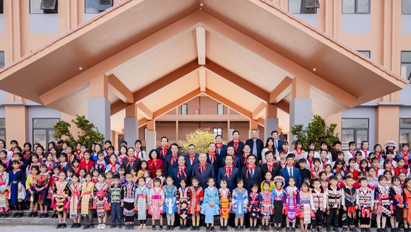 Khánh thành trường nội trú 5 sao đầu tiên vùng biên giới với dấu ấn của Sun Group