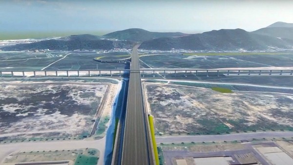 Phối cảnh dự án Đầu tư xây dựng đường bộ cao tốc Vinh - Thanh Thuỷ.