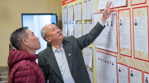 Việc đặt địa điểm bầu cử tại các di tích lịch sử, văn hóa mang ý nghĩa biểu tượng sâu sắc. Ảnh: Minh Sơn