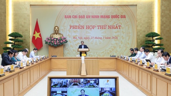 Thủ tướng chỉ đạo Ban Chỉ đạo, Tiểu ban An ninh mạng tại các bộ, ngành, địa phương, các cơ quan, đơn vị có liên quan tập trung triển khai sáu nhóm nhiệm vụ - Ảnh: VGP.