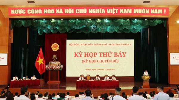 Kỳ họp thứ nhất HĐND TP.HCM khóa XI, nhiệm kỳ 2026 - 2031 sẽ diễn ra vào sáng 30/3, tập trung bầu các chức danh chủ chốt của HĐND và UBND Thành phố nhiệm kỳ mới. Ảnh: Trọng Tín.