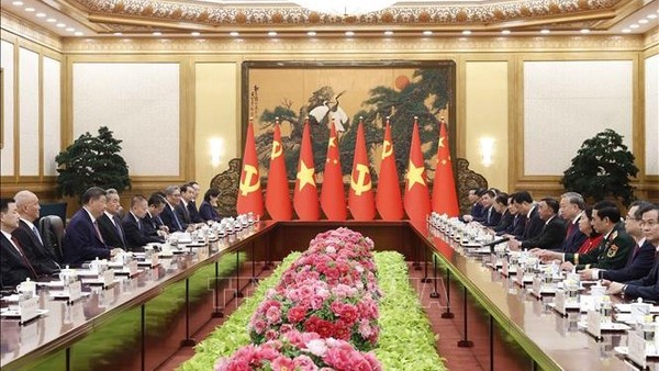 Tổng Bí thư, Chủ tịch nước Tô Lâm hội đàm với Tổng Bí thư, Chủ tịch nước Trung Quốc Tập Cận Bình 