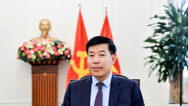 Đồng chí Nguyễn Mạnh Cường, Ủy viên Trung ương Đảng, Phó Bí thư Thường trực Đảng ủy Bộ, Thứ trưởng Bộ Ngoại giao