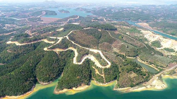 Hồ Đại Ninh, tỉnh Lâm Đồng. 