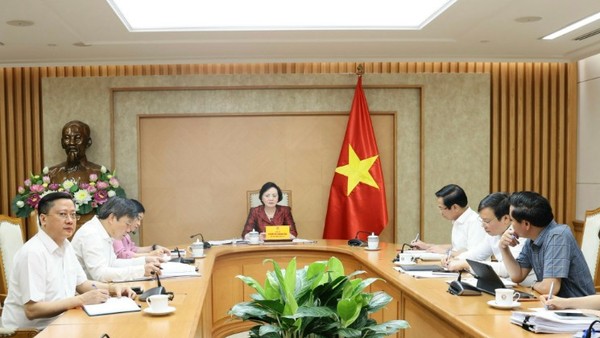 Bí thư Trung ương Đảng, Phó Thủ tướng Chính phủ Phạm Thị Thanh Trà chủ trì cuộc họp - Ảnh: VGP