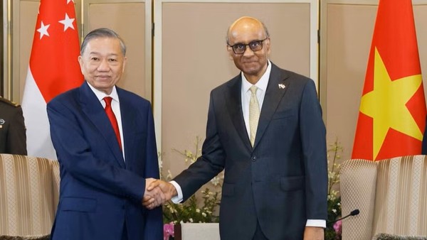 Singapore đón Tổng Bí thư, Chủ tịch nước Tô Lâm theo nghi thức cao nhất 