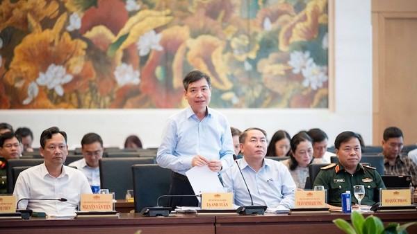 Thứ trưởng Bộ Tài chính Tạ Anh Tuấn phát biểu tại Hội nghị - Ảnh: PT . 