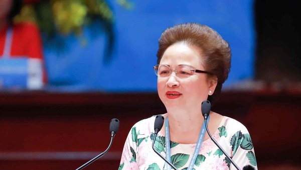 Chủ tịch Tập đoàn BRG, Phó Chủ tịch Thường trực Ngân hàng TMCP Đông Nam Á, Quyền Chủ tịch Hội Doanh nhân Tư nhân Việt Nam phát biểu tại Đại hội: Ảnh: Hữu Chánh