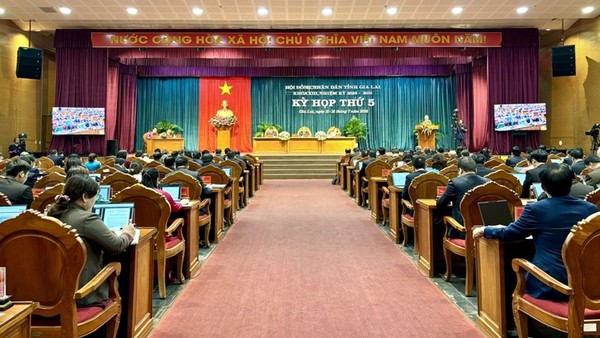 Chiều 16/7, HĐND tỉnh Gia Lai đã thông qua Nghị quyết điều chỉnh Quy hoạch tỉnh Gia Lai. Ảnh: Ngọc Minh.