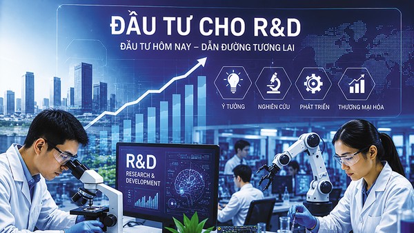Việt Nam cần tăng mức đầu tư cho nghiên cứu và phát triển (R&D) để đạt mục tiêu tăng trưởng 2 con số