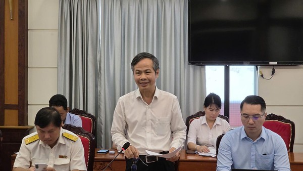 Ông Trịnh Xuân Đức, Phó tổng giám đốc Tập đoàn Becamex phát biểu tại hội nghị. Ảnh: TT