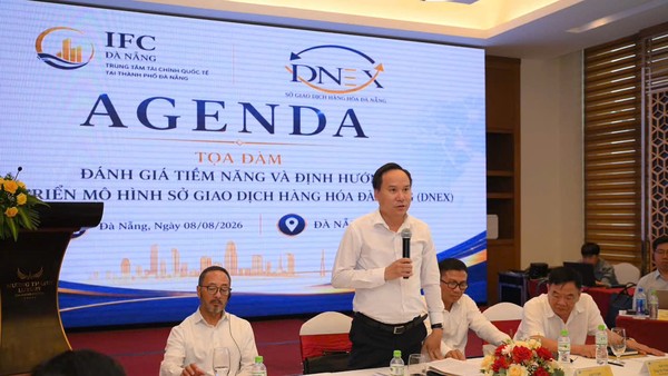 Ông Đặng Đình Đức, Phó Chủ tịch Thường trực VIFC Đà Nẵng phát biểu tại sự kiện.