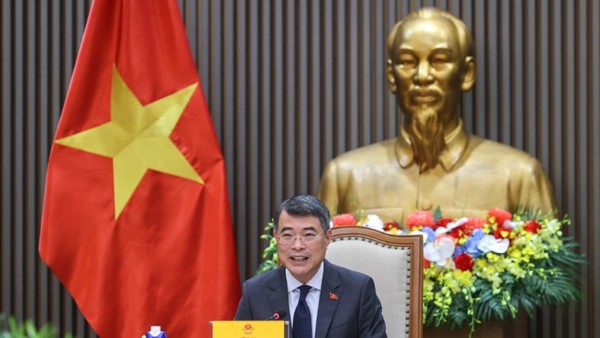Thủ tướng Chính phủ Lê Minh Hưng điện đàm cấp cao với Thủ tướng Vương quốc Hà Lan Rob Jetten - Ảnh: chinhphu.vn