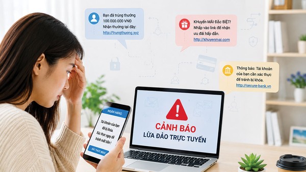 Các hình thức lừa đảo trực tuyến ngày càng đa dạng, tinh vi