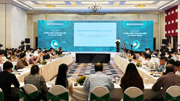 Quang cảnh Diễn đàn Chiến lược thương hiệu và Cạnh tranh, do Viện chiến lược Thương hiệu và Cạnh tranh (BCSI) tổ chức sáng 23/9/2026. Ảnh: Hồng Hạnh.