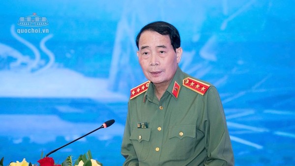 Thứ trưởng Bộ Công an Lê Quốc Hùng phát biểu tổng kết Hội thảo - Ảnh: QH.