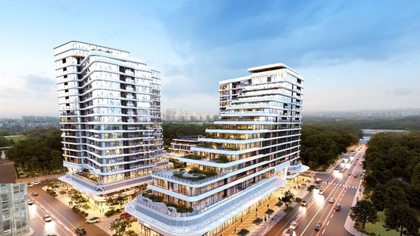 Hình phối cảnh dự án Phú Mỹ Hưng Triton Crown.