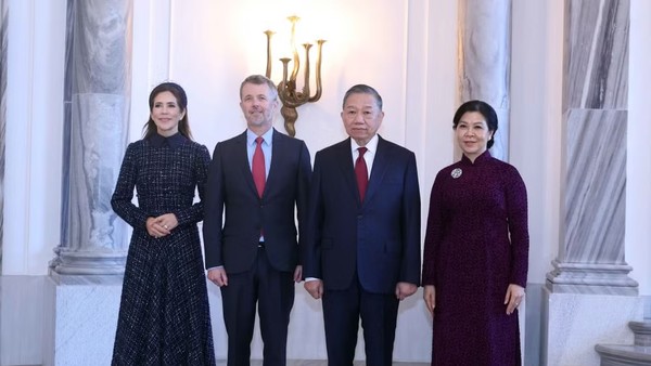 Tổng Bí thư, Chủ tịch nước Tô Lâm hội kiến Nhà vua Đan Mạch Frederik X 