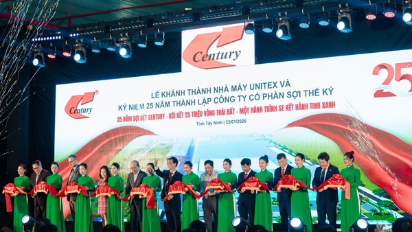 Sợi Thế Kỷ khánh thành Nhà máy Unitex